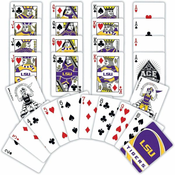 Games |   Officially Licensed NCAA LSU Tigers Playing Cards – 54 Card Deck Card Games & Playing Cards Card Games & Playing Cards