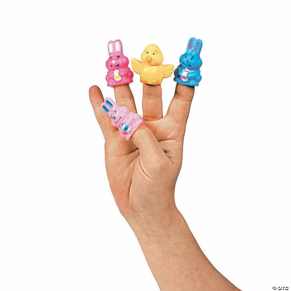 Hand & Finger Puppets |   Bulk 144 Pc. Mini Easter Finger Puppets Hand & Finger Puppets Hand & Finger Puppets