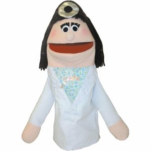 Hand & Finger Puppets |   Get Ready 434H doctor puppet- female- Hispanic- 18 inch Novelty Toys Hand & Finger Puppets