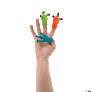 Hand & Finger Puppets |   Mini Dino Raptor Claw Finger Puppets – 12 Pc. Hand & Finger Puppets Hand & Finger Puppets