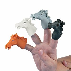 Hand & Finger Puppets |   Mini Horse Finger Puppets – 12 Pc. Hand & Finger Puppets Hand & Finger Puppets