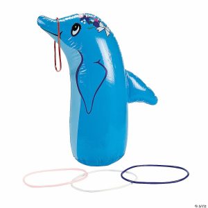 Inflatables |   Inflatable Dolphin Ring Toss Game Bean Bag & Ring Toss Bean Bag & Ring Toss