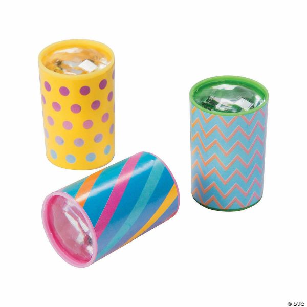 Kaleidoscopes & Magnifiers |   Mini Dots & Stripes Prisms – 24 Pc. Kaleidoscopes & Magnifiers Kaleidoscopes & Magnifiers