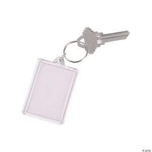 Key Chains |   Clear Keychains – 12 Pc. Glow in the Dark Products Key Chains