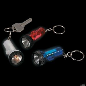 Key Chains |   Patriotic Large-Beam Flashlight Keychains – 12 Pc. Glow in the Dark Products Key Chains