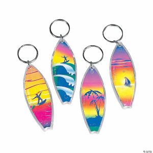 Key Chains |   Surfboard Keychains – 12 Pc. Glow in the Dark Products Key Chains