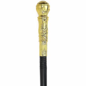 Magic & Gag Jokes |   Gold Costume Walking Cane Elegant Prop Stick Dress Canes Costume Accessories for Adults and Kids Magic & Gag Jokes Magic & Gag Jokes