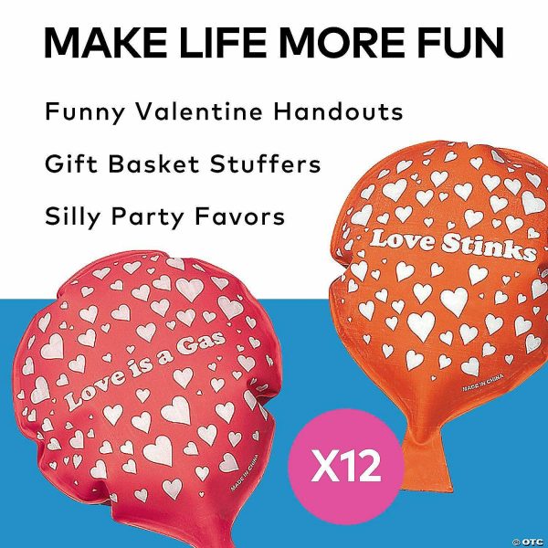 Magic & Gag Jokes |   Valentine Whoopee Cushions – 12 Pc. Magic & Gag Jokes Magic & Gag Jokes