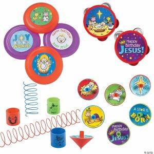 Magic Springs |   Bulk 360 Pc. Mini Happy Birthday Jesus Toy Kit Magic Springs Magic Springs