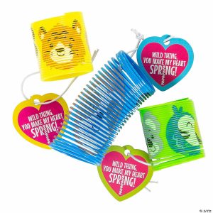 Magic Springs |   Mini Zoo Animal Magic Spring Valentine Exchanges with Card for 24 Magic Springs Magic Springs