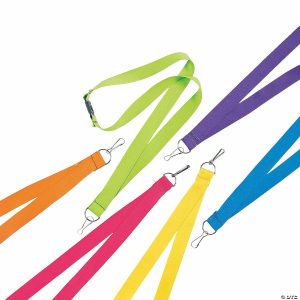 Necklaces |   Bright Breakaway Lanyards – 12 Pc. Glow in the Dark Products Necklaces