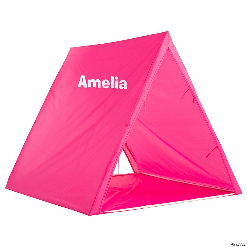 Parachutes, Tents & Tunnels |   Personalized Pink Sleepover Tent Outdoor Toys Parachutes, Tents & Tunnels