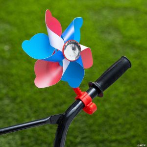 Pinwheels |   Patriotic Clip-On Bike Pinwheel Outdoor Toys Pinwheels