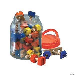 Play Sets |   Nuts & Bolts Wooden 40 Pcs Novelty Toys Play Sets