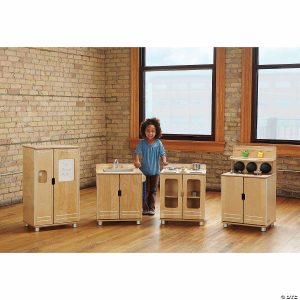 Play Sets |   Truemodern Play Kitchen Fridge Novelty Toys Play Sets