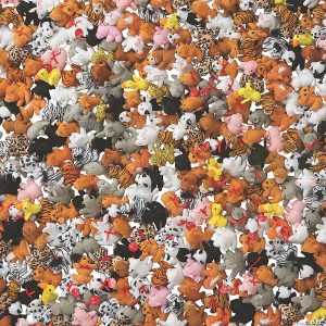 Plush Toys |   Bulk 336 Pc. Pets & Wildlife Multicolor Stuffed Animal Assortment Novelty Toys Plush Toys