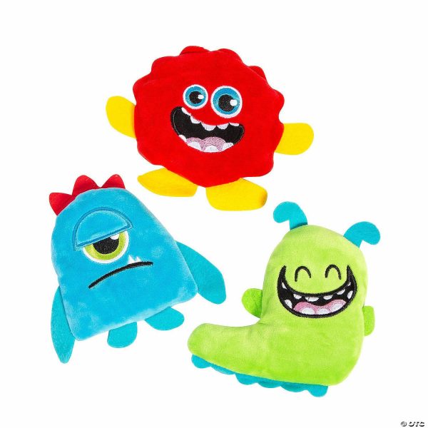 Plush Toys |   Sensory Sand-Filled Monster Stuffed Characters – 3 Pc. Novelty Toys Plush Toys