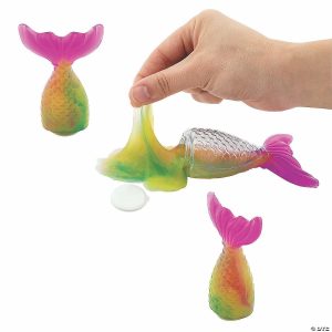 Putty & Squishy Toys |   Mermaid Slime – 12 Pc. Novelty Toys Putty & Squishy Toys