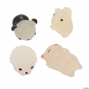 Putty & Squishy Toys |   Mini Sunlight-Change Mochi Animal Squishies – 12 Pc. Novelty Toys Putty & Squishy Toys