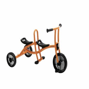 Riding Toys |   Childcraft Child Taxi Tricycle, 2 Seats, Orange Outdoor Toys Riding Toys