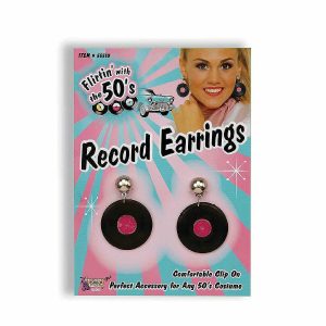 Rings |   50’s Record Costume Earrings Glow in the Dark Products Pretend Play