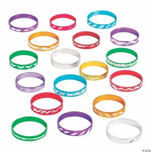 Rings |   Bulk 48 Pc. Diamond Cut Metal Rings Glow in the Dark Products Rings