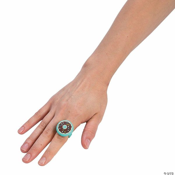 Rings |   Donut Sprinkles Rings – 12 Pc. Glow in the Dark Products Rings