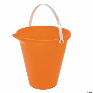 Sandboxes & Sand Toys |   Orange Sand Bucket Outdoor Toys Sandboxes & Sand Toys