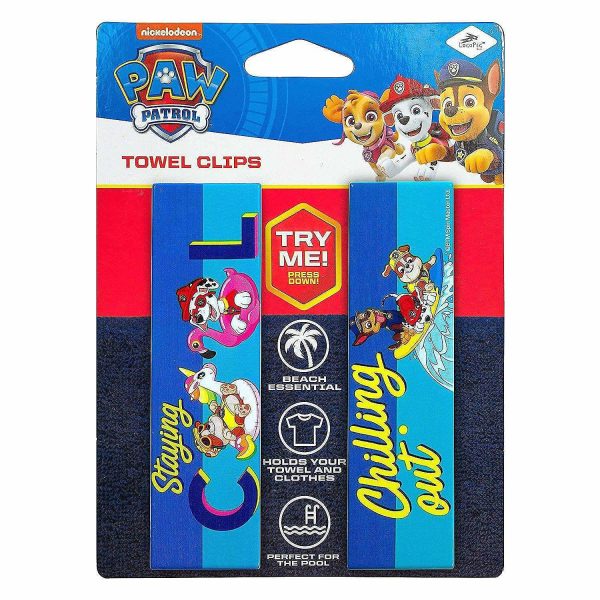 Sandboxes & Sand Toys |   Paw Patrol Beach Towel Clips Chilling Out Cool Nickelodeon Pool Secure Bag Chair LogoPeg Outdoor Toys Sandboxes & Sand Toys