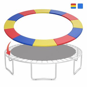 Sporting Goods |   8/10/12/14/15/16FT Trampoline Replacement Safety Pad Universal Trampoline Cover Multi-color 10 ft Outdoor Toys Sporting Goods