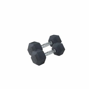 Sporting Goods |   Bintiva Rubber Coated Hexagon Dumbbells Pairs 12 Lb Outdoor Toys Sporting Goods