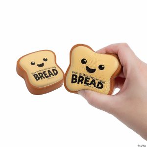 Stress Balls & Toys |   Daily Bread Stress Toys – 12 Pc. Novelty Toys Stress Balls & Toys