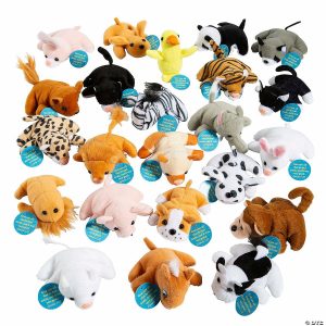 Toy Assortments |   3 ” Bulk 48 Pc. Mini Bible Verse Stuffed Animal Assortment Novelty Toys Plush Toys