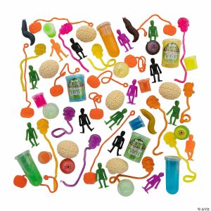 Toy Assortments |   Bulk 150 Pc. Halloween Stretchy, Sticky & Slime Toy Assortment Novelty Toys Putty & Squishy Toys