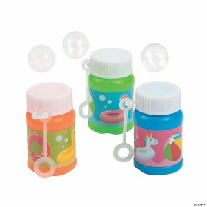 Trampolines |   Mini Pool Party Bubble Bottles – 24 Pc. Bubbles Bubbles