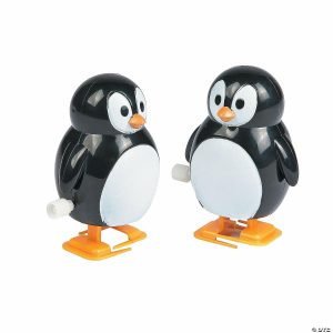 Wind-Up Toys & Spinning Tops |   Penguin Wind-Up Characters – 12 Pc. Novelty Toys Wind-Up Toys & Spinning Tops