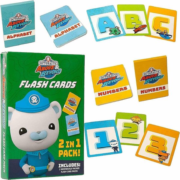 Card Games & Playing Cards |   Octonauts Kids Card Games & Alphabet Numbers Flash Cards Bundle Educational Set Mighty Mojo Card Games & Playing Cards Card Games & Playing Cards