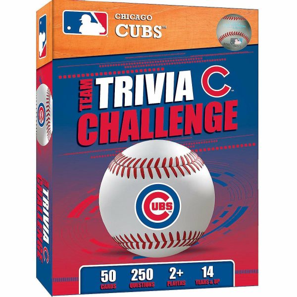 Card Games & Playing Cards |   Officially Licensed MLB Chicago Cubs Team Trivia Game Card Games & Playing Cards Card Games & Playing Cards