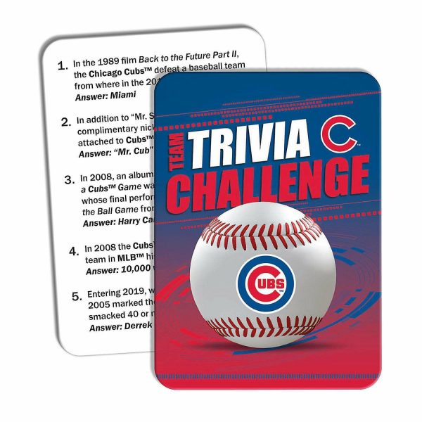 Card Games & Playing Cards |   Officially Licensed MLB Chicago Cubs Team Trivia Game Card Games & Playing Cards Card Games & Playing Cards