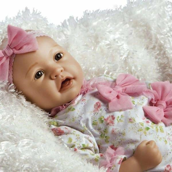 Dolls & Dollhouses |   Paradise Galleries 21 Realistic Reborn Doll in Floral Onesie – Baby Layla Dolls & Dollhouses Dolls & Dollhouses