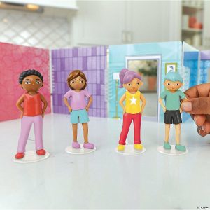 Play Sets |   Wonderhood Original Character Set of 4 Novelty Toys Play Sets