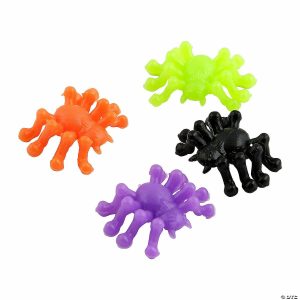 Putty & Squishy Toys |   Bulk 144 Pc. Halloween Sticky Spiders Novelty Toys Putty & Squishy Toys