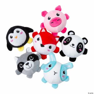 Putty & Squishy Toys |   Bulk 6 Pc. Mini Cute Stuffed Animal Squishy Assortment Novelty Toys Putty & Squishy Toys